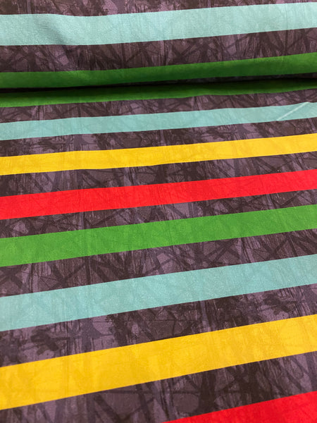 Poke Mon Stripes Fabric