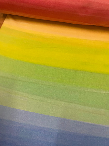 Fabric Pastel Ombre Rainbow