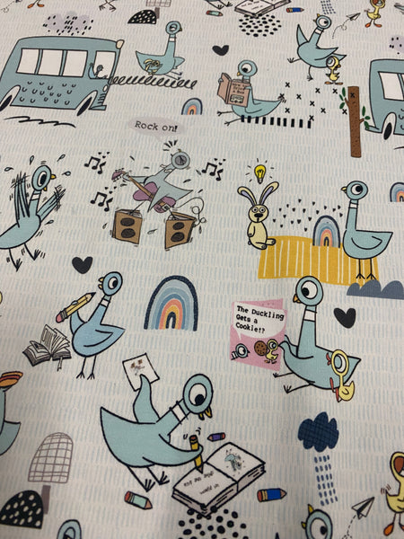 Fabric Pigeon Bird Book Main
