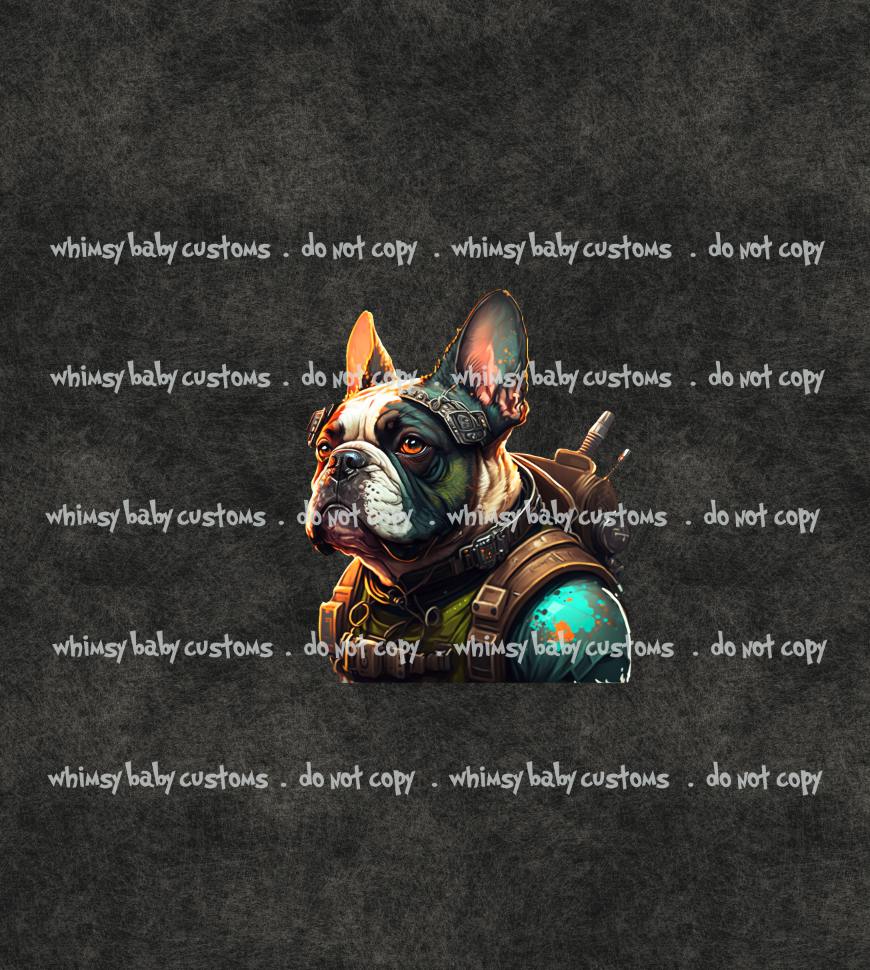 October 2023 Preorder - Child Panel Steampunk French Bulldog