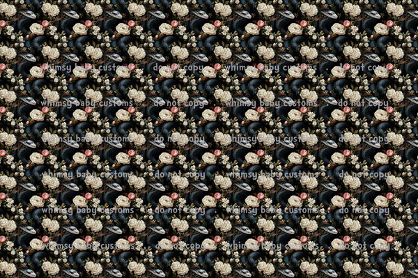 TS Snakes and Flowers Fabric