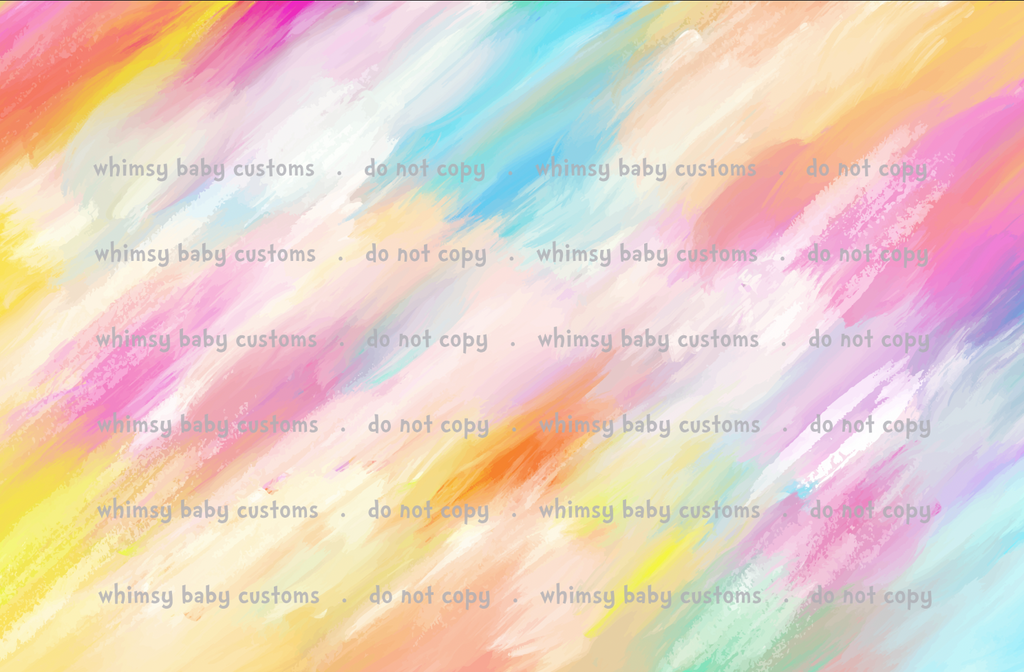 TS Pastel Watercolor Fabric