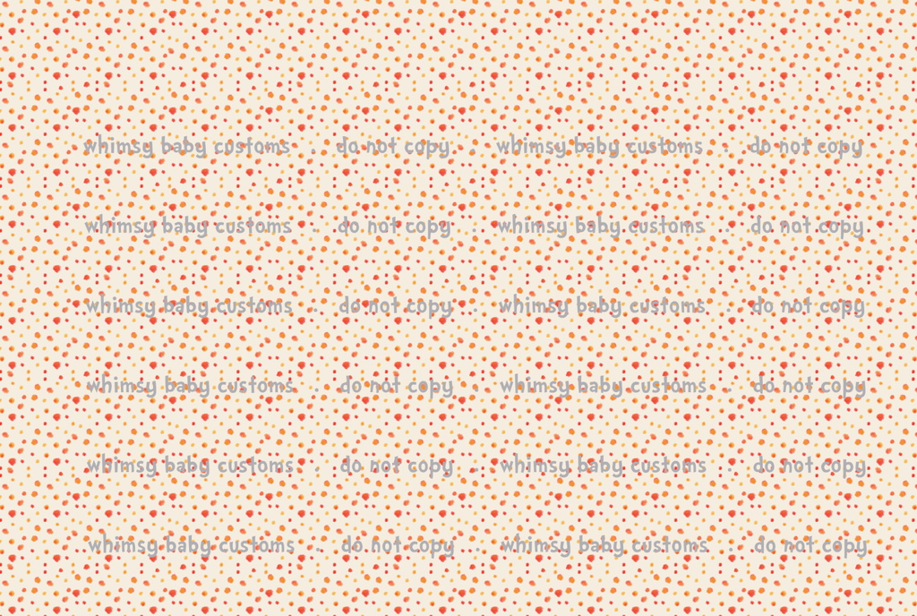 Flash Halloween / Fall Preorder 2024: Fabric Watercolour Fall Dots (Pumpkins Coordinate)