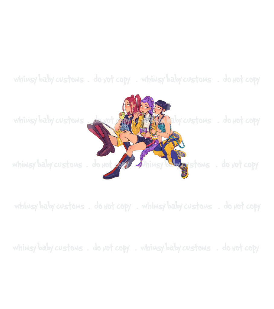 September 2025 Preorder - Child Panel Korean Music Movie Girls Eating Ramen Drawing
