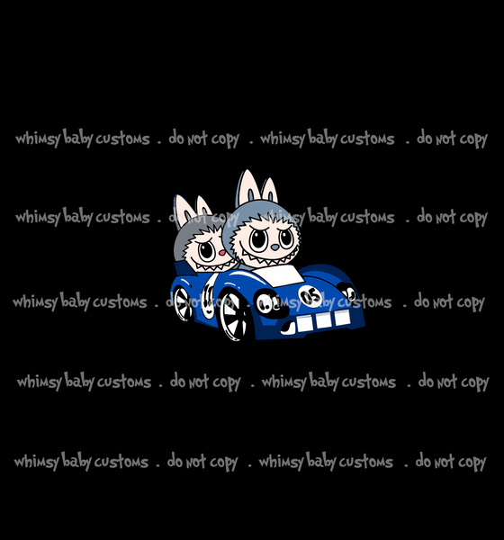 September 2025 Preorder - Child Panel Boo Boo Monsters Race Car