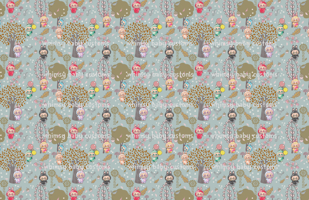 September 2025 Preorder -  Fabric Monsters Boo Boo in the Forest