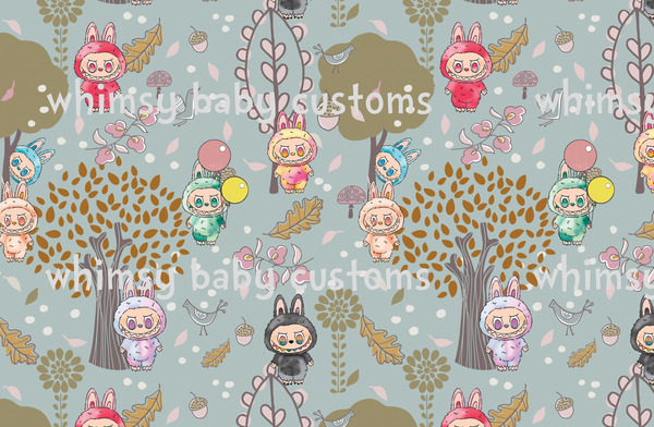 September 2025 Preorder -  Fabric Monsters Boo Boo in the Forest