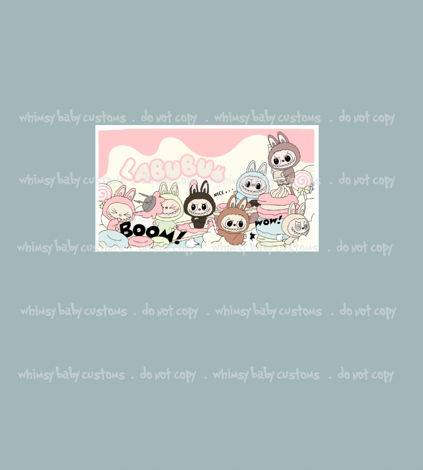 September 2025 Preorder - Child Panel Boo Boo Monsters Macaron