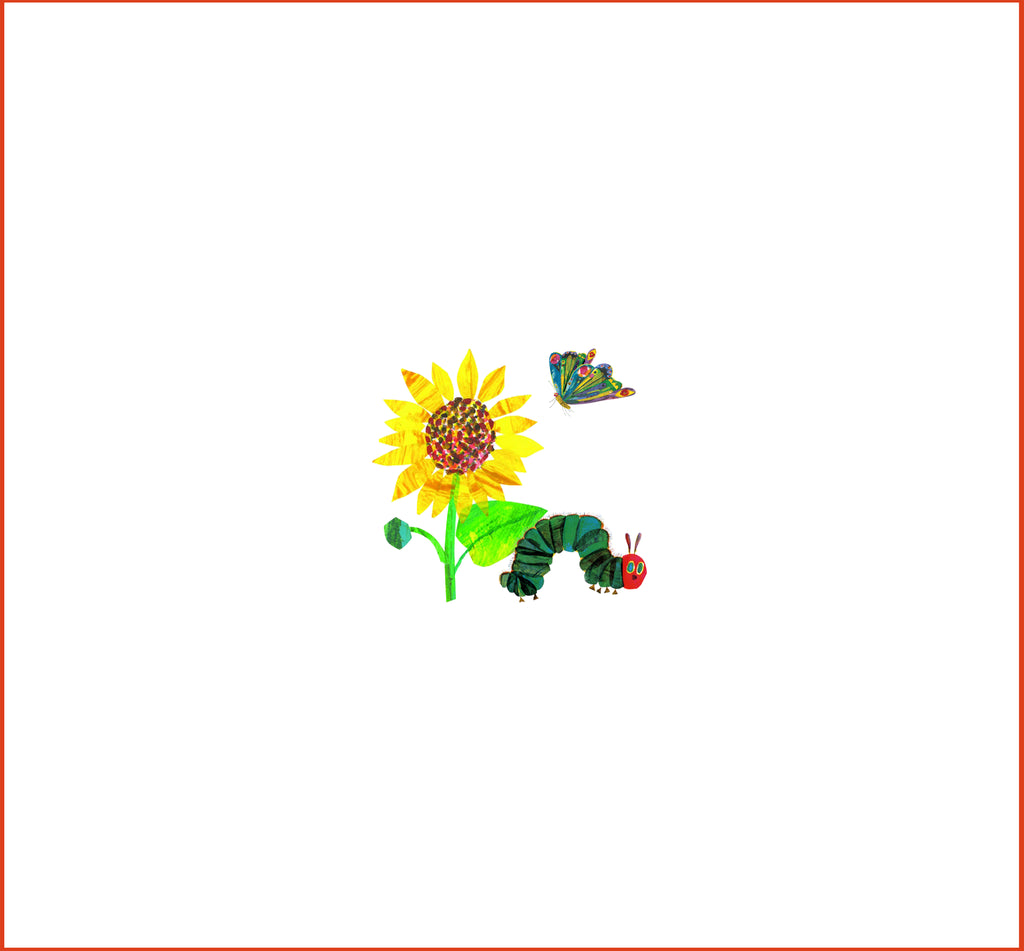 Hungry Caterpillar Flower Child Panel on Woven