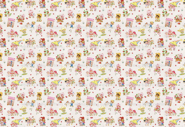 Fabric Vintage Strawberry Girl