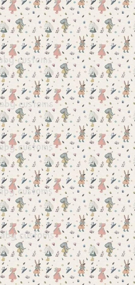Fabric Whimsical Circus Bunny