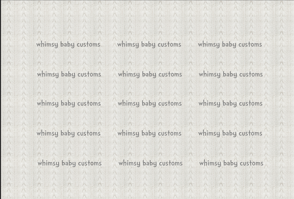 Fabric Delicate FAUX Cream Knit On Various Bases