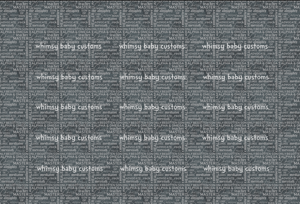 Fabric Different names of God On Various Bases