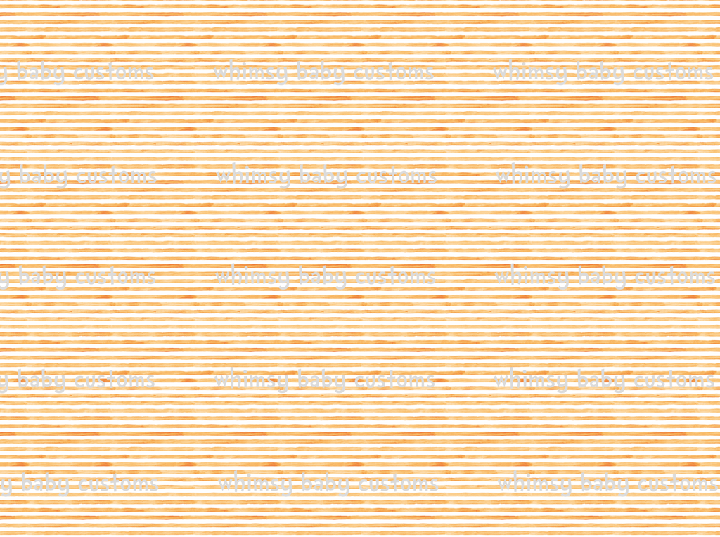Watercolour Stripes Orange