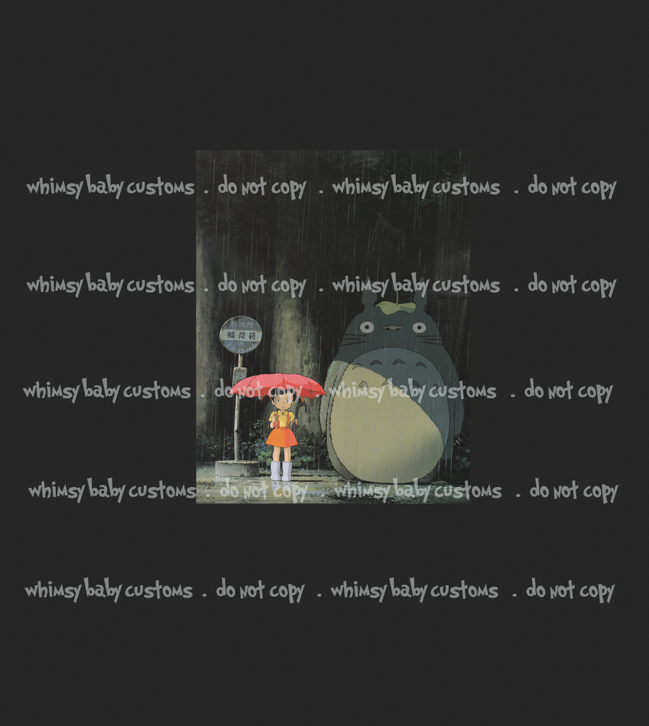 Swim T in the Rain Child Panel (Swim)