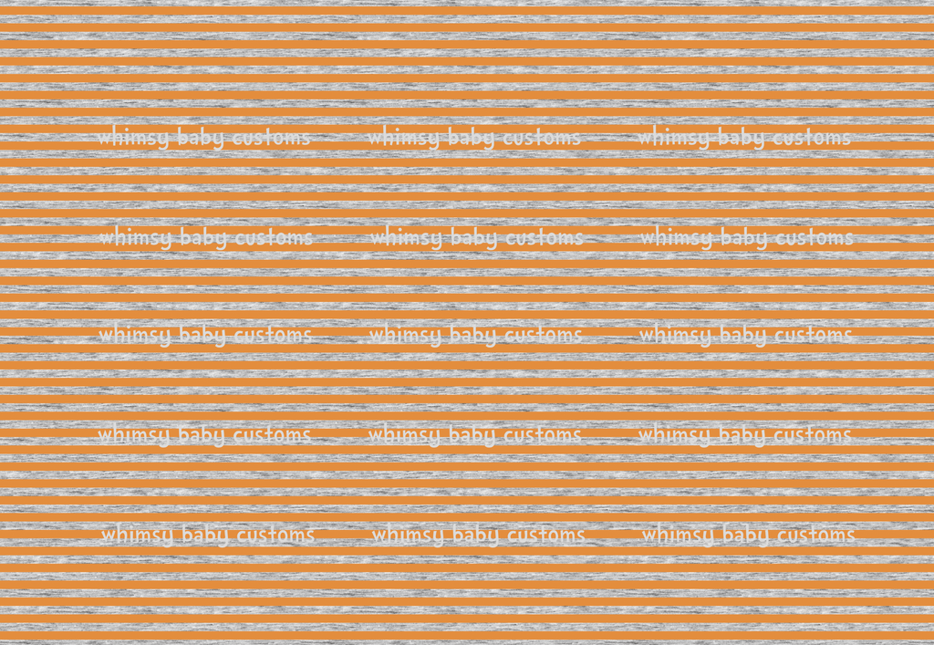 Fabric Heather Stripes Orange