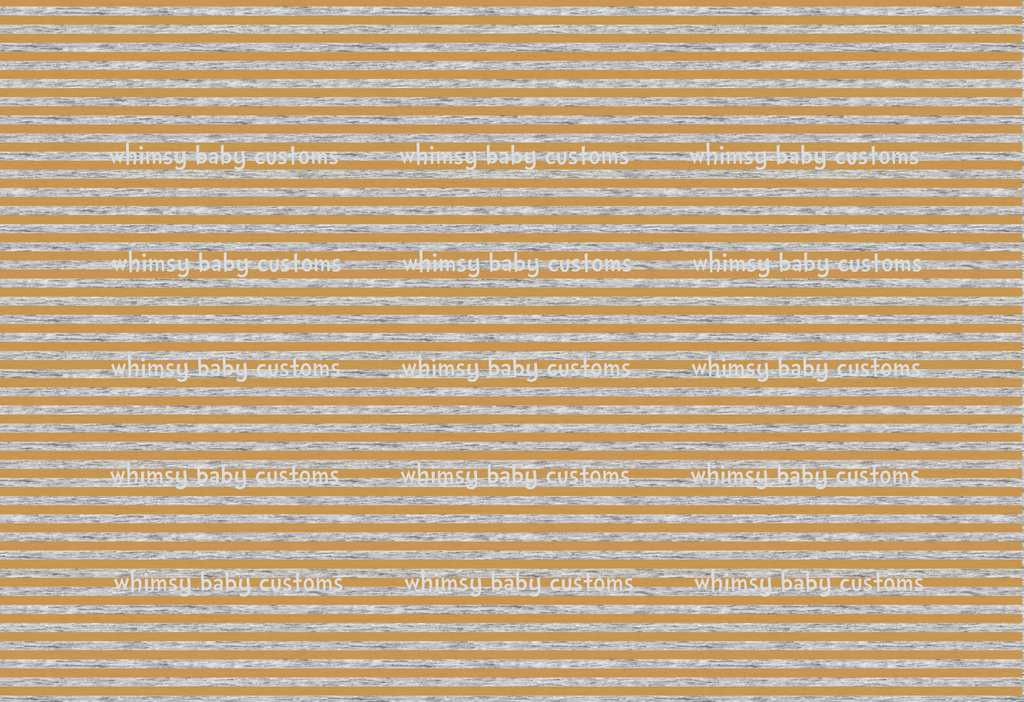 Fabric Heather Stripes Orange / Mustard