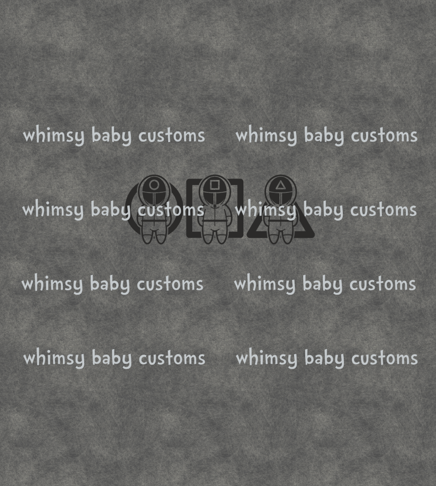 376 Child Panel Squid Play Tone on Tone Logo on Light Grunge Grey
