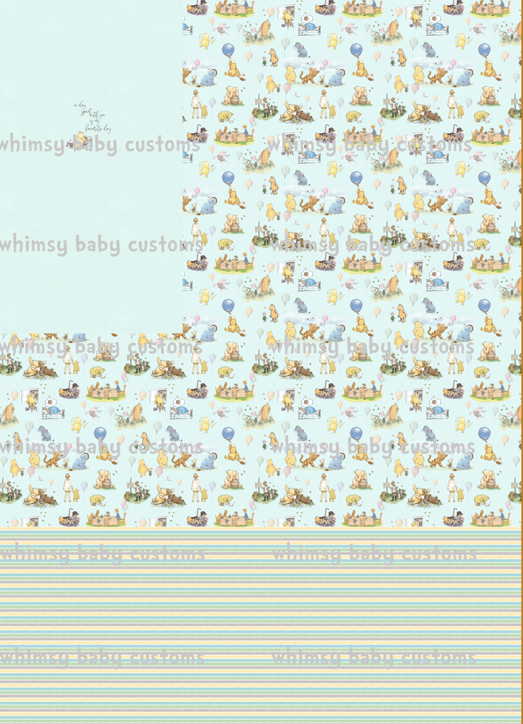 I003 Infant Panel Rapport - Honey Bear A Day Spent with You in My Favourite Day