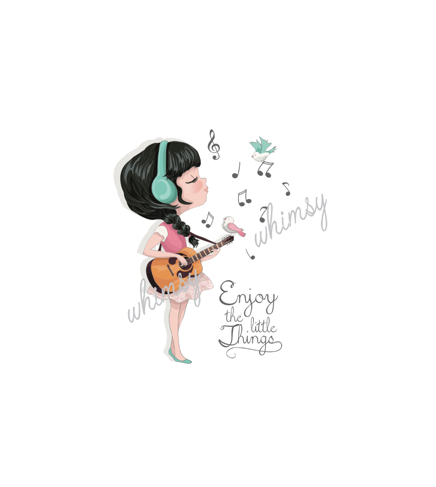 360 Enjoy the Little Things Guitar Child Panel