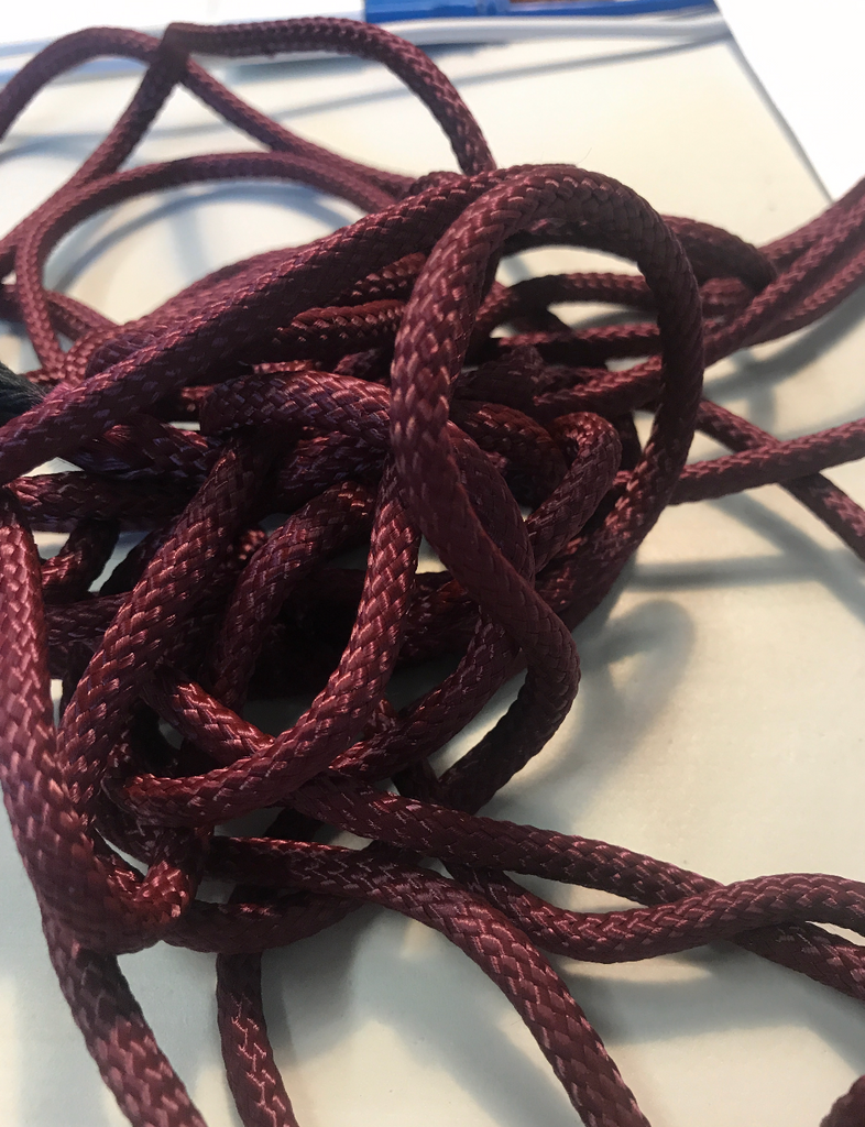D020 Wine Round Drawstring