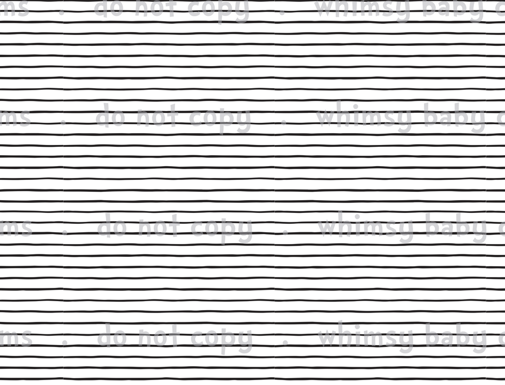 Fabric Black and White Wonky Stripes (Part of BB POG) On Various Bases