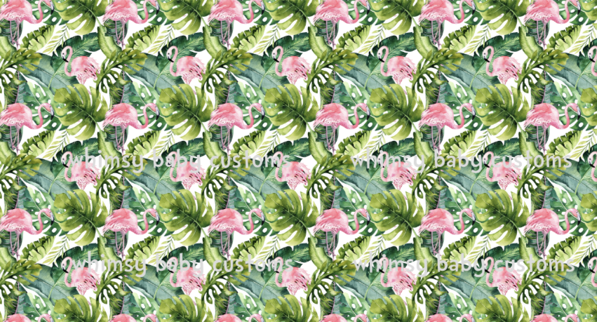 Fabric Love Summer Flamingos