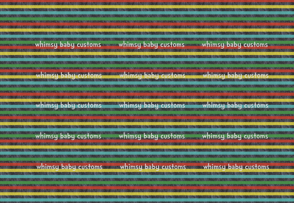 Poke Mon Stripes Fabric