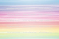 Fabric Pastel Ombre Rainbow
