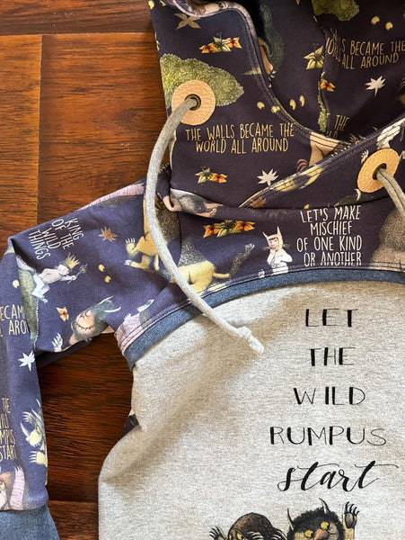 Monthly Group Preorder Wild Things Let the Wild Rumpus Start on Heather Grey