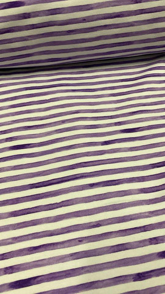 Watercolour PIN Stripes Purple