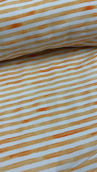 Watercolour PIN Stripes Orange On Various Bases
