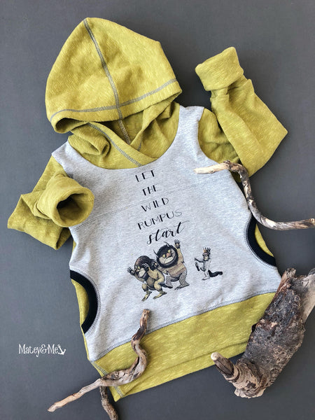 Monthly Group Preorder Wild Things Let the Wild Rumpus Start on Heather Grey