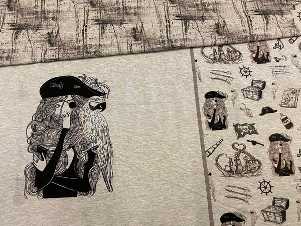 Monthly Group Preorder - Rapport Pirate Girl Remixed (on Heather Grey CL)