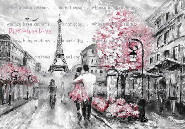 Monthly Group Preorder - CityScape Cherry Blossoms in Paris