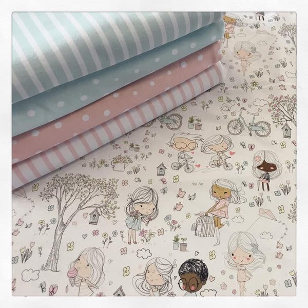 Monthly Group Preorder -  Natalia Perfect Spring Day Fabric (New Version)