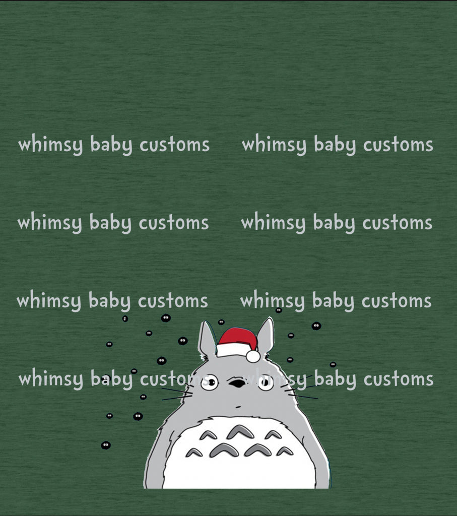 Child Panel Christmas MNT Forest Spirit in Santa Hat