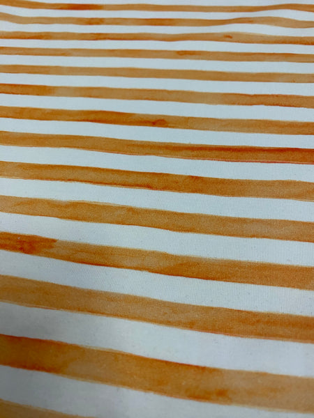 Watercolour Stripes Orange