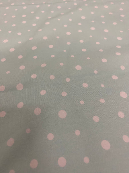 Fabric Perfect Spring Day Seafoam Dots