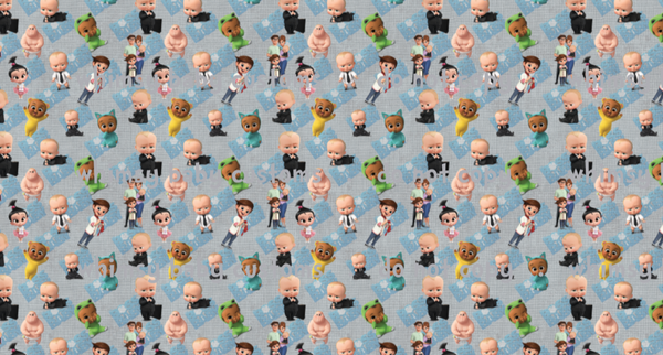 Fabric Boss Baby (Approx 1.5 m on CL) – Whimsy Baby Customs