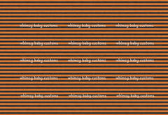 Fabric Orange and Dark Blue / Grey Stripes