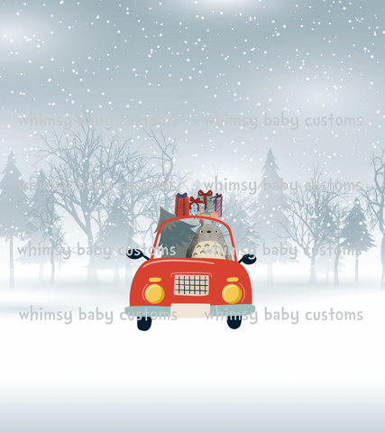 Child Panel Christmas MNT Forest Spirit in Car