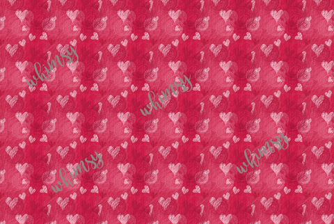 Monthly Group Preorder - Valentine's Hearts and Swirls Fabric