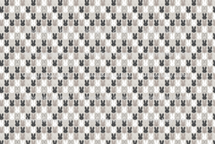 Fabric Not Miffy Bunny on Oatmeal
