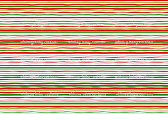 Fabric Christmas Stripes
