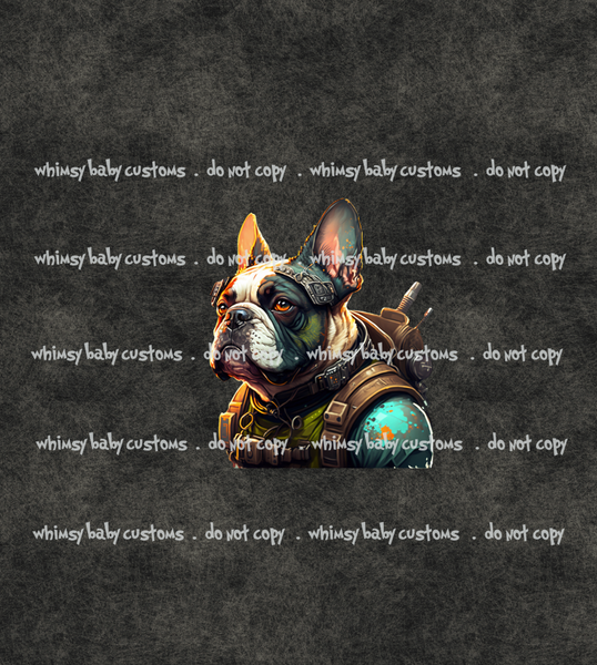 October 2023 Preorder - Child Panel Steampunk French Bulldog