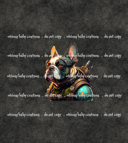 October 2023 Preorder - Child Panel Steampunk French Bulldog