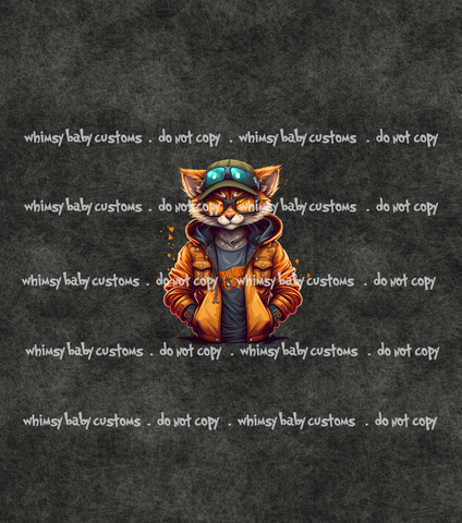 October 2023 Preorder - Child Panel Gamer Cool Cat