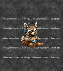 October 2023 Preorder - Child Panel Gamer Racoon