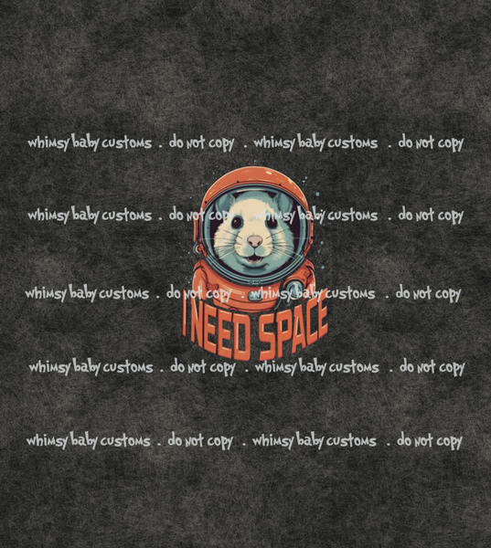 October 2023 Preorder - Child Panel Astronaut Hamster